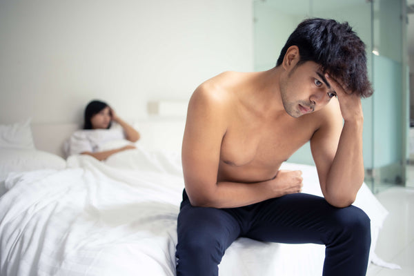 asian man having sex difficulty