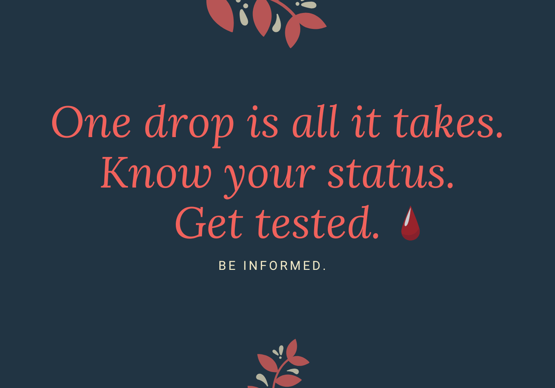 Motivational quote about testing on a dark background with red text and decorative elements.