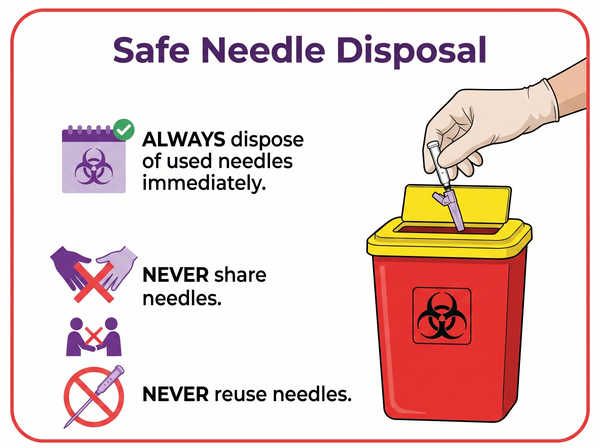 Dispose safely