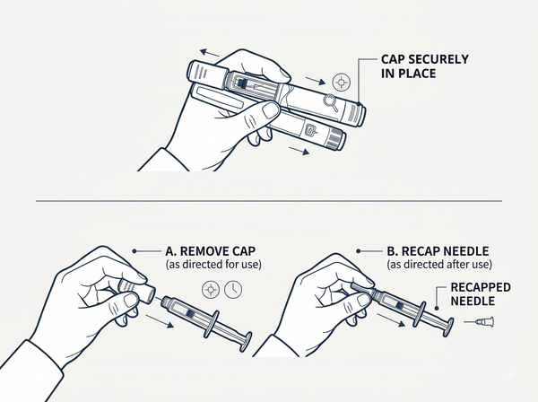 Handle sharps carefully