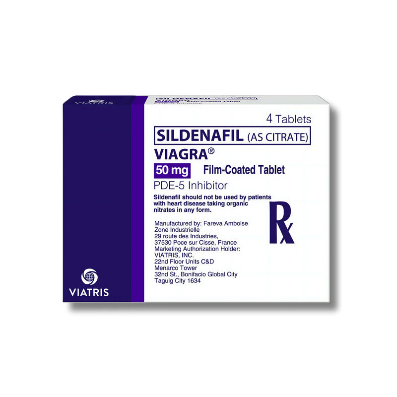 Viagra (sildenafil) 50 mg pack