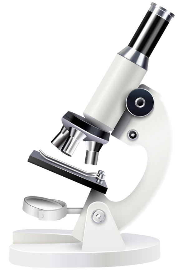 white-gloss-realistic-microscope-composition-with-some-iron-shining-parts-white-background-vector-illustration